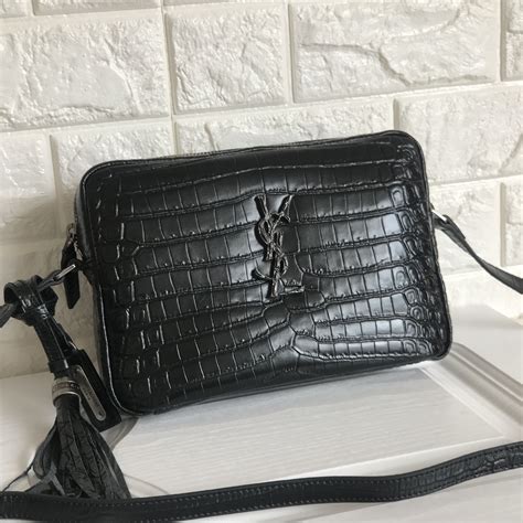 ysl crocodile crossbody bag.